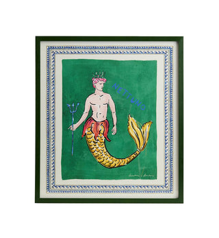 Art Print - Il Mediteranneo - Nettuno Green - Fenton & Fenton