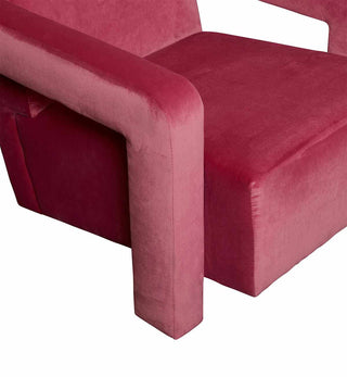 Betsy Armchair in Pink Luxe Velvet - Fenton & Fenton