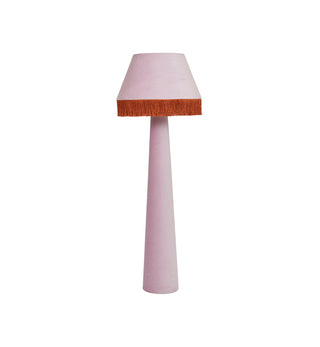 Brady Floor Lamp In Lilac - Fenton & Fenton