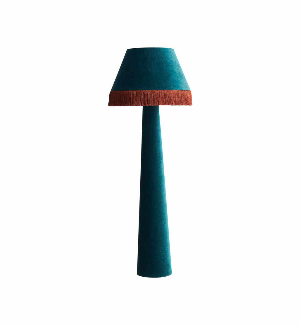 Brady Floor Lamp In Azure – Fenton & Fenton