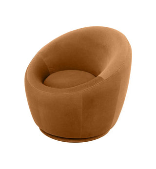 Donut Swivel Chair in Cinnamon - Fenton & Fenton