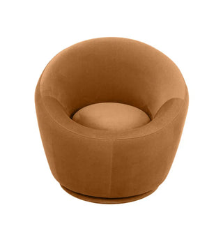 Donut Swivel Chair in Cinnamon - Fenton & Fenton