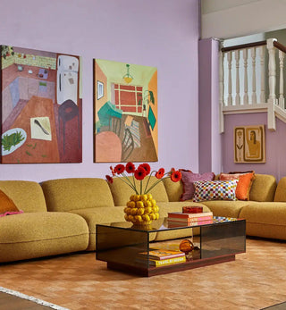 Homebody Sofa - 2 Seater in Saffron - Fenton & Fenton