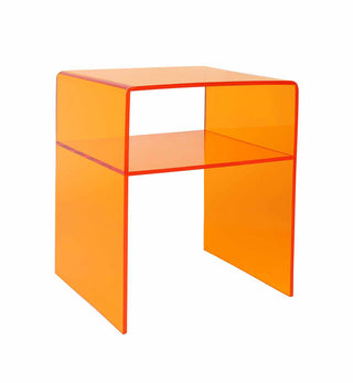 Hubba Bubba Bedside Table in Tangerine - Fenton & Fenton