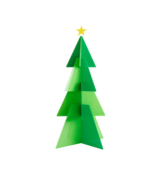 Kaleidoscopic Christmas Tree in Green - Fenton & Fenton