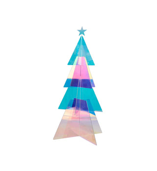 Kaleidoscopic Christmas Tree In Holographic - Fenton & Fenton