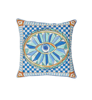 Outdoor Cushion in Evil Eye - Fenton & Fenton