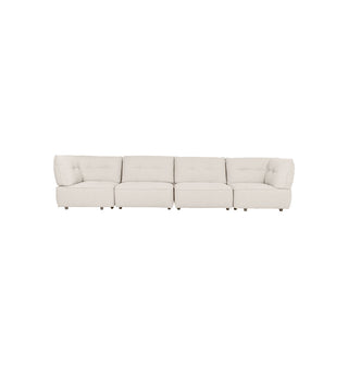 Roommate Sofa - 4 Piece With Corners In Ecru - Fenton & Fenton