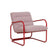 Roy Lounge Chair in Mauve