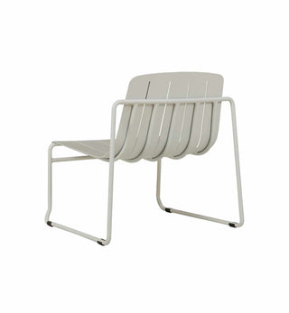 Slim Lounge Chair in White - Fenton & Fenton