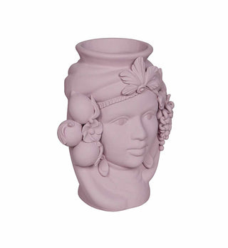 Stefania Boemi - Ceci Head Vase in Rose - Fenton & Fenton