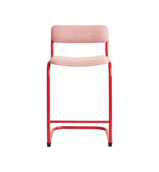 Strut Bar Stool in Rose - Fenton & Fenton