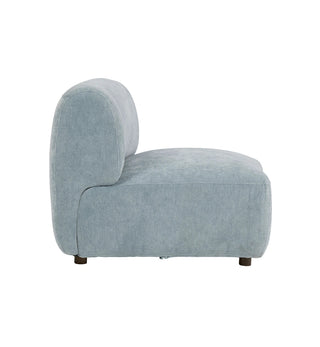 Sunday Sofa Armless Chair in Powder Blue - Fenton & Fenton