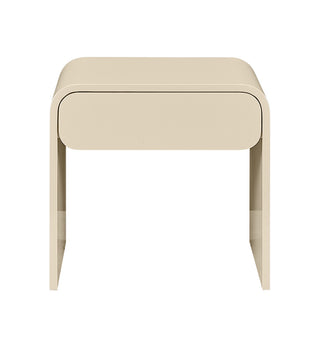 Yin Bedside Table in Ivory