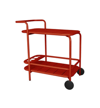 Sunnyside Bar Cart In Chilli - Fenton & Fenton