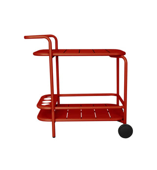 Sunnyside Bar Cart In Chilli - Fenton & Fenton