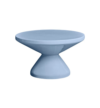 Button Coffee Table In French Blue - Fenton & Fenton