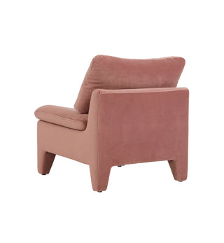 Chill Chair in Pink Clay Velvet - Fenton & Fenton