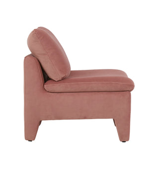 Chill Chair in Pink Clay Velvet - Fenton & Fenton