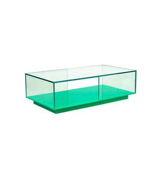 Exhibitionist Coffee Table in Green - Fenton & Fenton