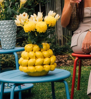 Limoncello Vase In Yellow - Fenton & Fenton