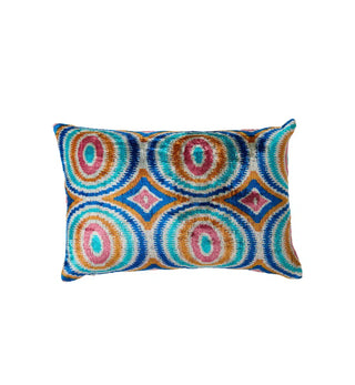 Zulta Cushion in Psychedelic Blue - Fenton & Fenton