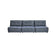 Roommate Sofa - 3 Piece Armless In Indigo