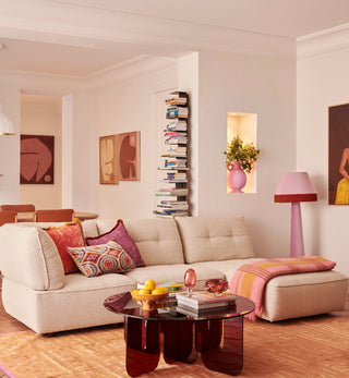 Roommate Sofa - 4 Piece With Corners In Ecru - Fenton & Fenton