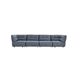 Roommate Sofa - 4 Piece With Corners In Indigo - Fenton & Fenton