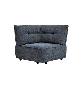 Roommate Sofa - 5 Piece L-shape + Chaise + Ottoman In Indigo - Fenton & Fenton