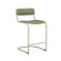 Strut Bar Stool In Khaki Leather