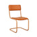 Strut Dining Chair In Tan Leather