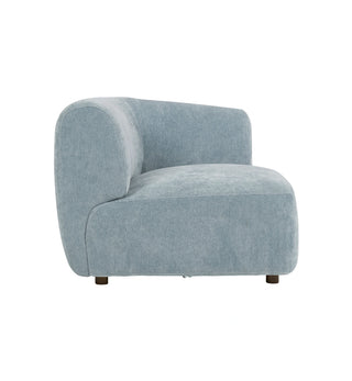 Sunday Sofa Chair with Arm - RHF in Powder Blue - Fenton & Fenton