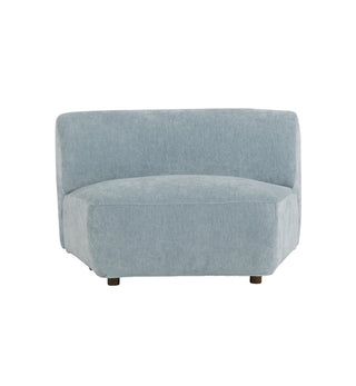 Sunday Sofa Armless Chair in Powder Blue - Fenton & Fenton